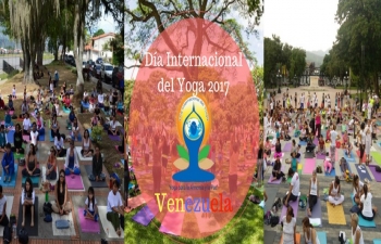 celebration of 3rd International Day of Yoga-2017 at Venezuela.